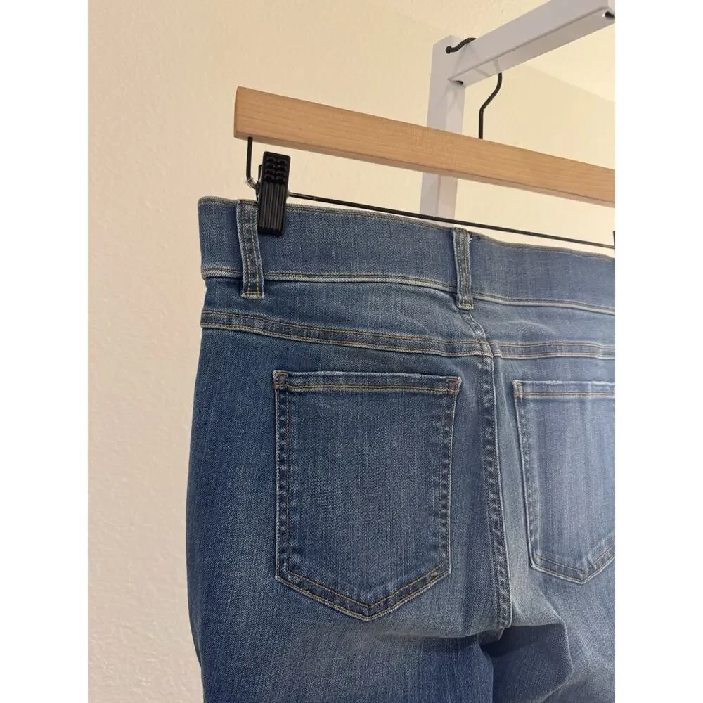 Spanx Flare Jeans Vintage Indigo 20456Q Petite Size M NWT